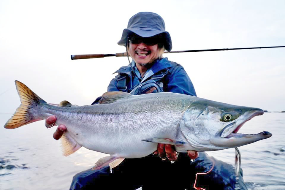 5kgのサケをパワーで制する10.6MH - Fishman（フィッシュマン）
