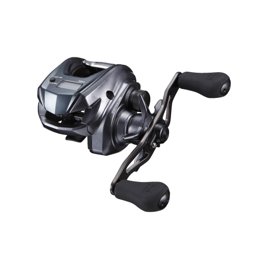 高剛性ICカウンター付き手巻きリール。あらゆるライトゲームに対応