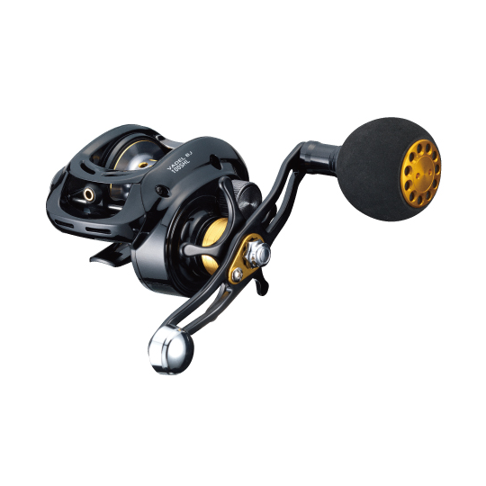 高剛性メタルボディのハイパフォーマンス・ベイジギングリール 魚拓