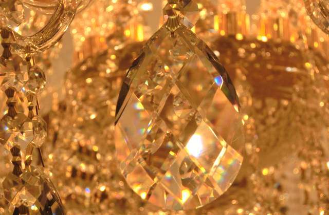 fu-collection】 即納 クリスタルシャンデリア 16灯 パーツサイズ