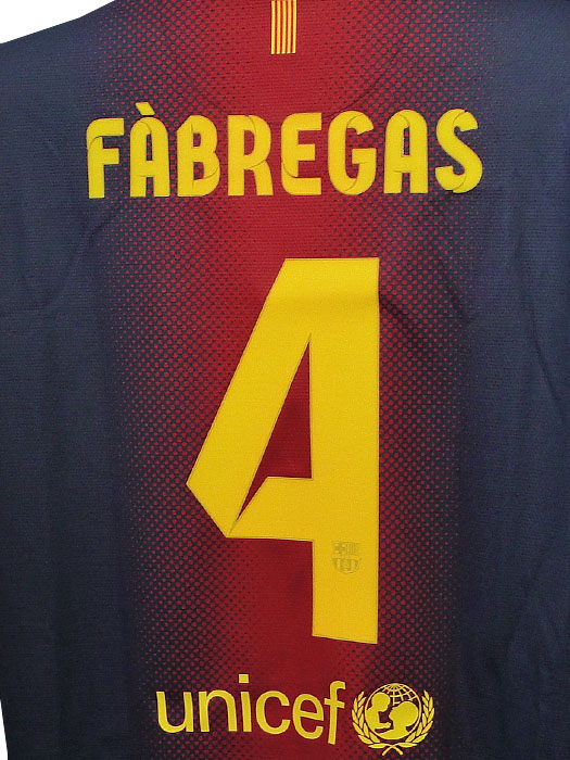 ナイキ) NIKE/12/13バルセロナ/ホーム/半袖/ファブレガス/478323-410