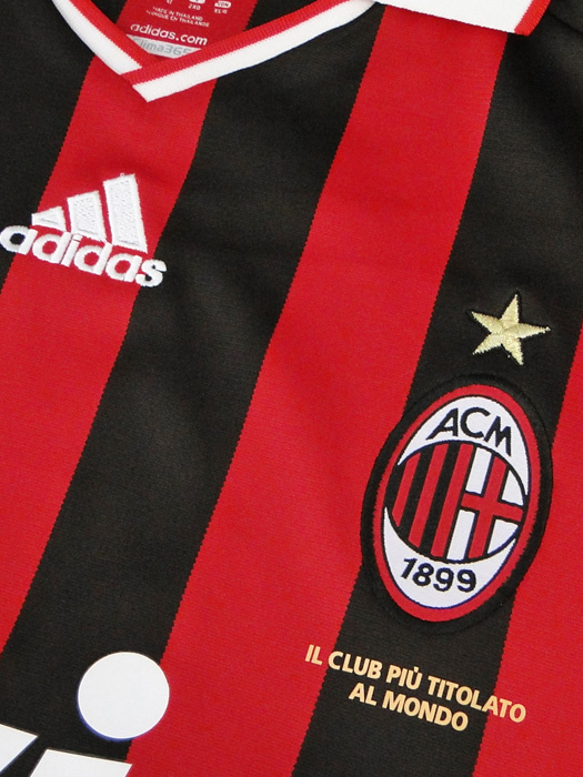 限定再入荷****(アディダス) adidas/09/10ACミラン/ホーム/半袖