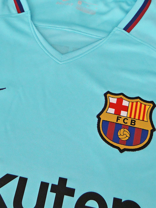 ナイキ) NIKE/17/18バルセロナ/アウェイ/半袖/スポンサー付/イニエスタ