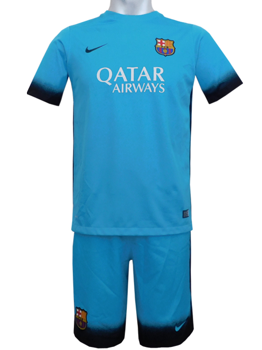 ナイキ) NIKE/15/16バルセロナ/サード/半袖/上下セット/イニエスタ