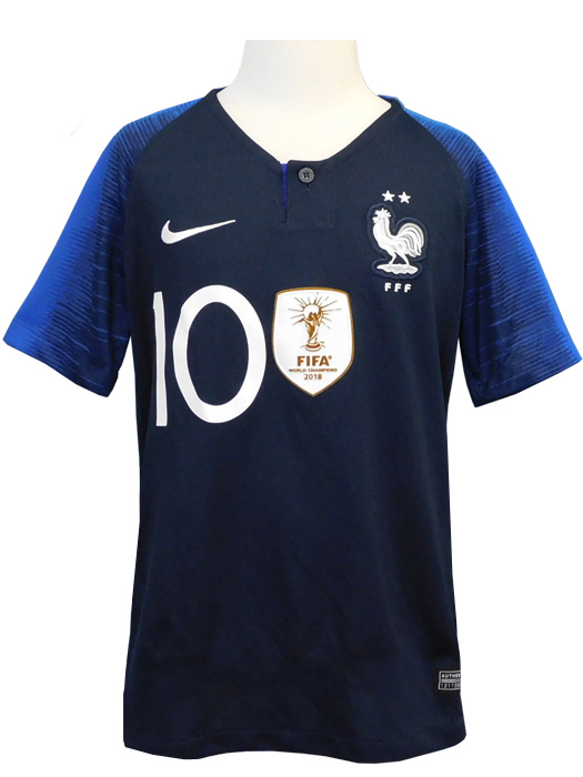 ナイキ) NIKE/18/19フランス代表/ホーム/2スター/半袖/優勝バッジ付
