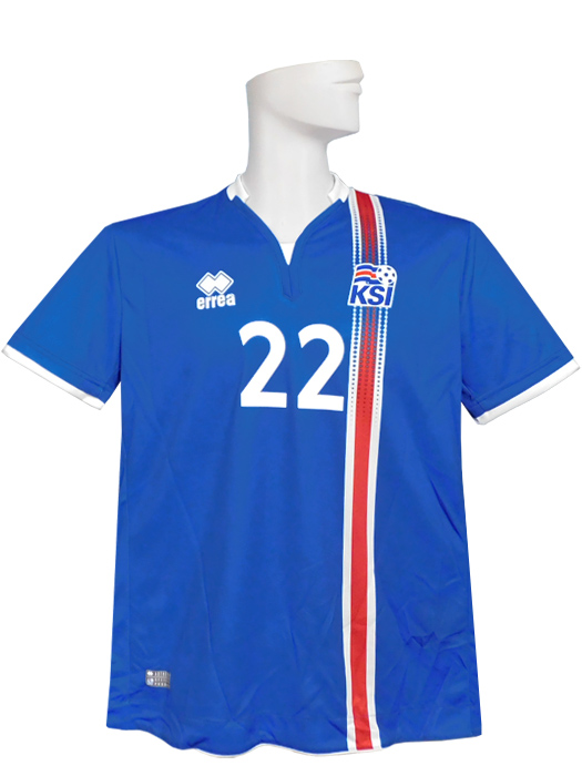 限定入荷***(エレア) ERREA/16/17アイスランド代表/ホーム/半袖
