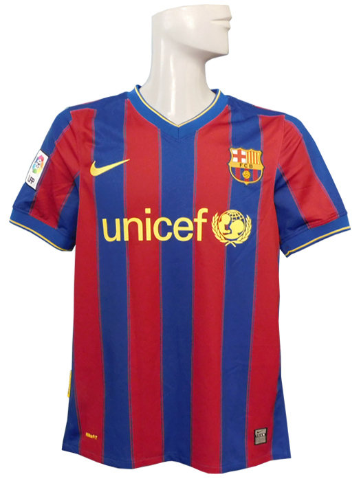 限定再入荷***(ナイキ) NIKE/09/10バルセロナ/ホーム/半袖