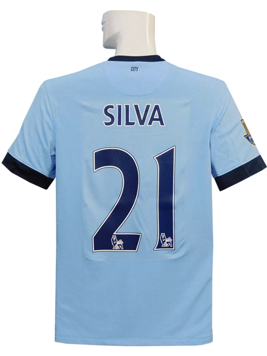 ナイキ) NIKE/14/15マンチェスターシティ/ホーム/半袖/ダビド・シルバ