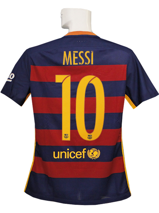 ナイキ) NIKE/15/16/バルセロナ/オーセンティック/ホーム/半袖/メッシ