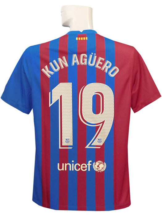 ナイキ) NIKE/21/22バルセロナ/ホーム/半袖/アグエロ/CV7891-428