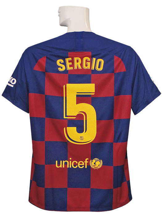 ナイキ) NIKE/19/20バルセロナ/ホーム/半袖/セルヒオ・ブスケツ/AJ5532
