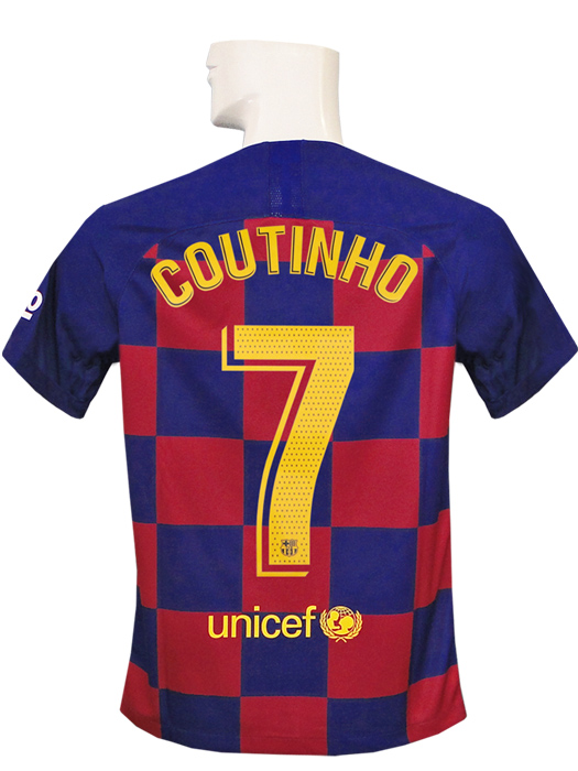 ナイキ) NIKE/19/20バルセロナ/ホーム/半袖/コウチーニョ/ジュニア用