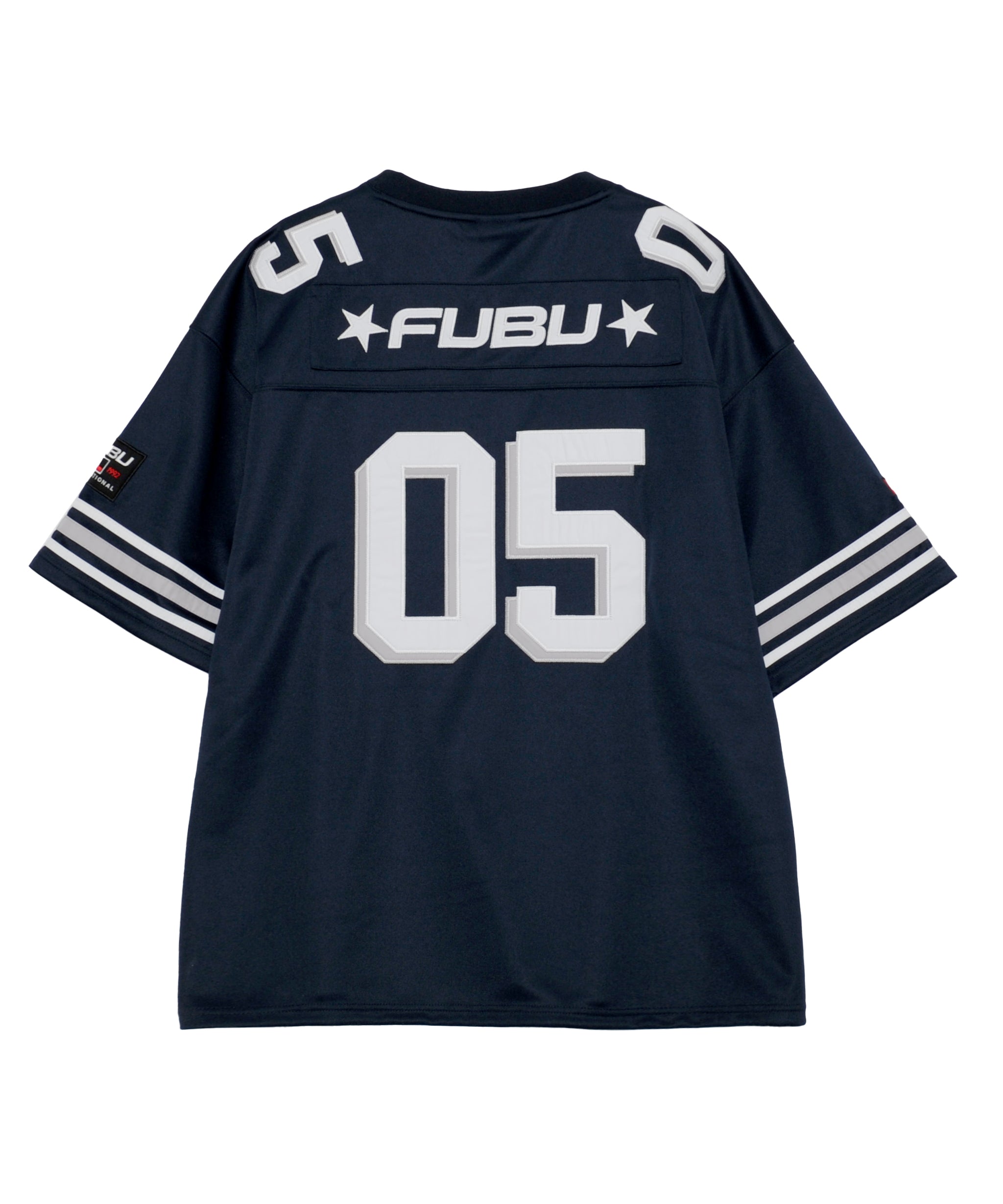 FUBU フブ トップス ブランド ロゴ フットボール ゲームシャツ。FUBUは