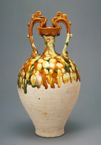 三彩龍耳瓶 | | 収蔵品詳細 | 作品を知る | 東京富士美術館（Tokyo