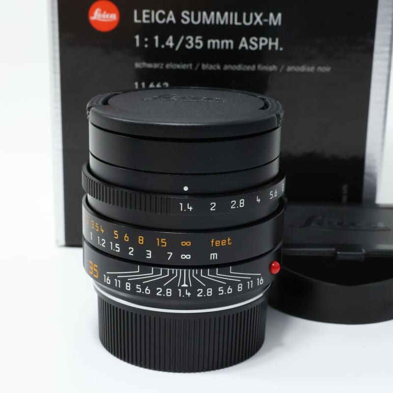 Leica ズミルックス M 35mm F1.4 ASPH ブラック 6bit 11663 中古