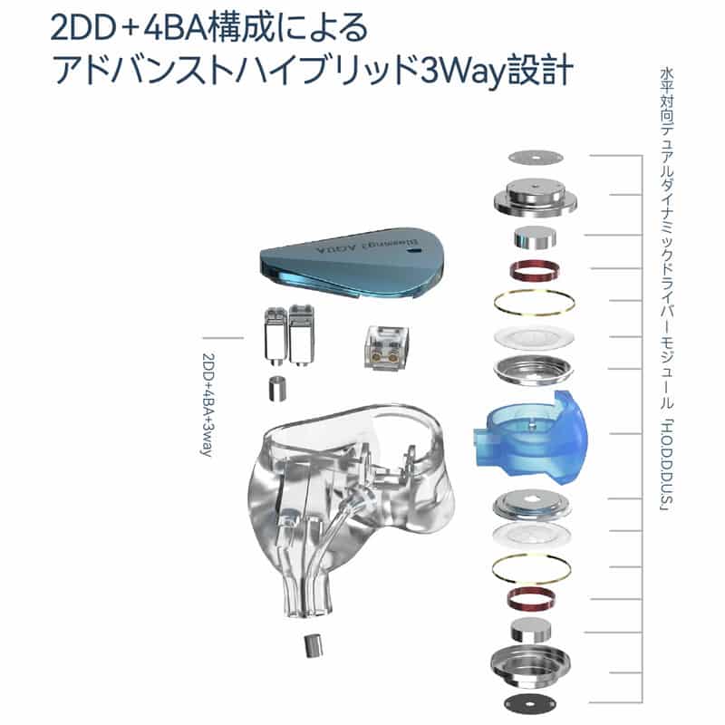 水月雨（MoonDrop） Blessing3 AQUA 新品｜フジヤエービック