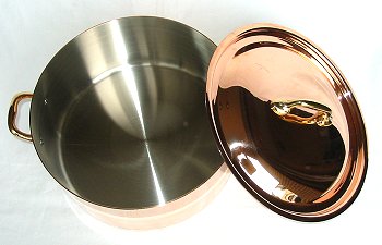 Mauviel モービルカパーイノックス半寸胴鍋の通販-フクジネット