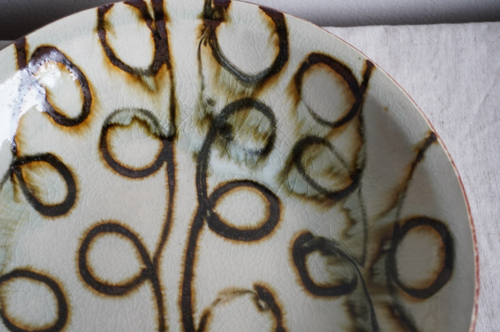 前野直史 スリップウェア くるくる