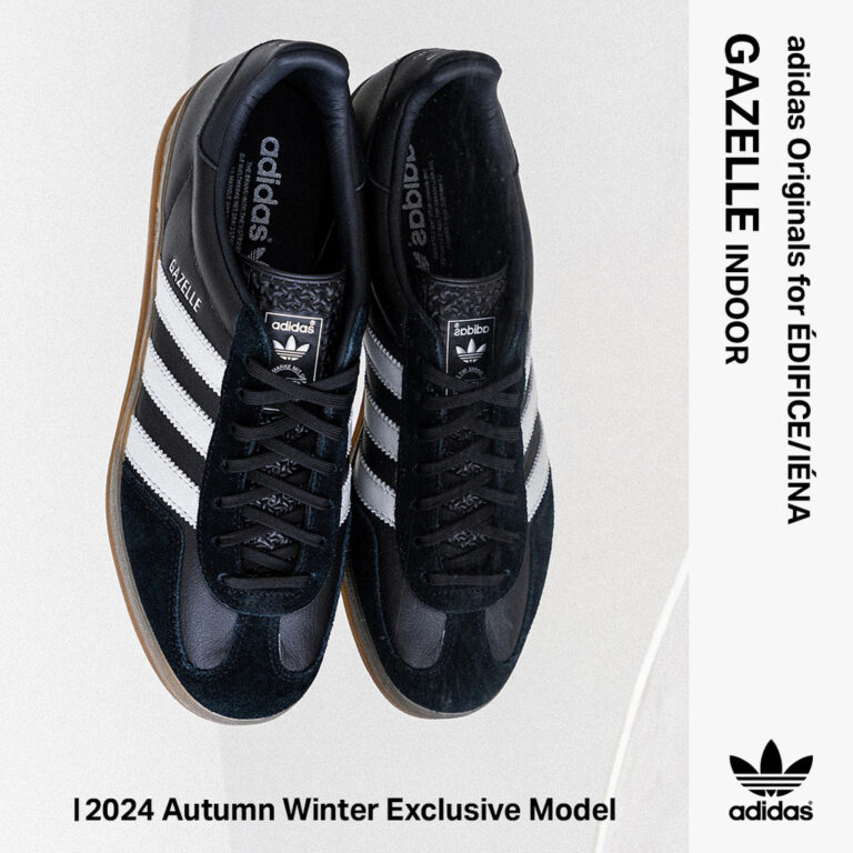 2024年 10月下旬 発売】adidas Originals GAZELLE INDOOR for EDIFICE