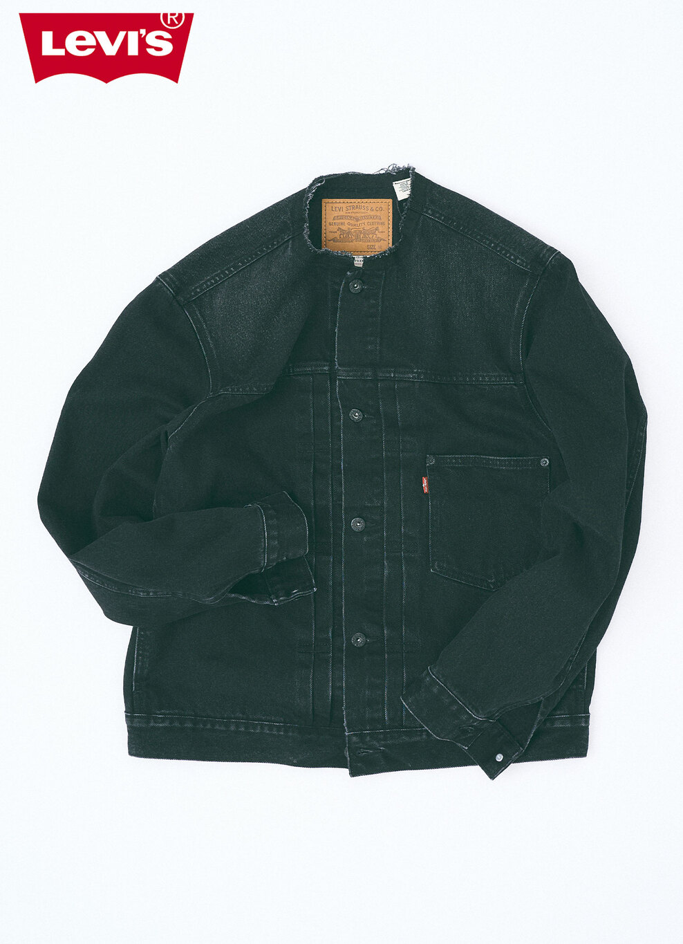 Levi's︎︎ × 417 EDIFICE 別注 ”BLACK COLLECTION – COLLARLESS”が