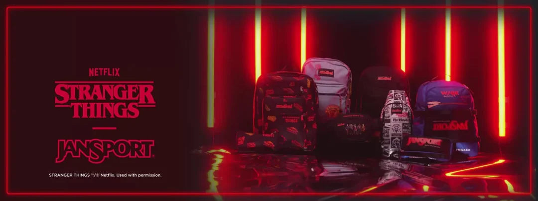 Stranger Things × JANSPORT コラボアイテムが2025年 11/27 発売