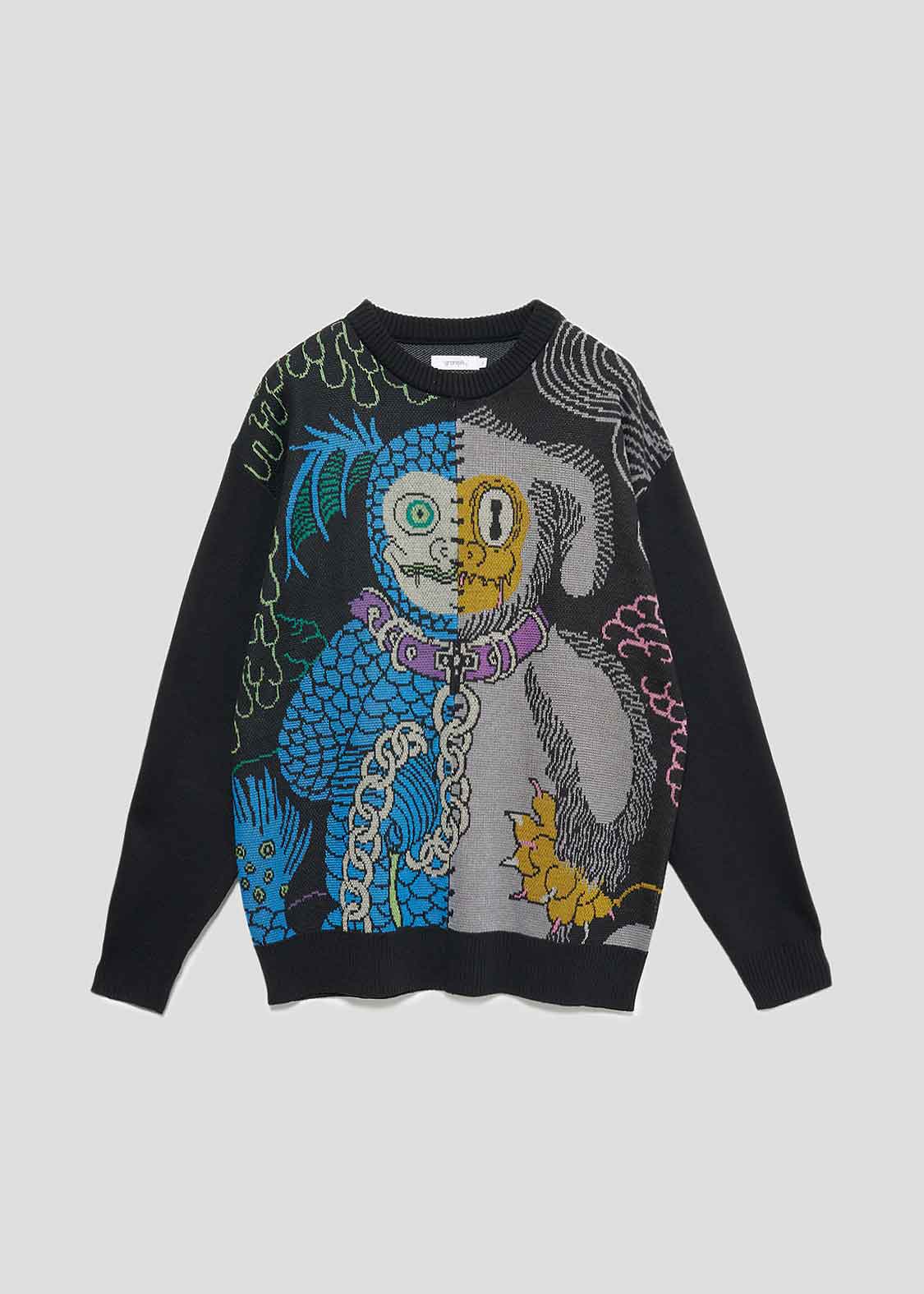 化け猫、妖怪、創造の生き物など、独特な世界観を繰り広げる絵描き