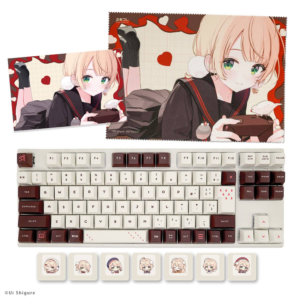しぐれうい × ふもコレ キーボード 日本語配列 豪華セット VARMILO