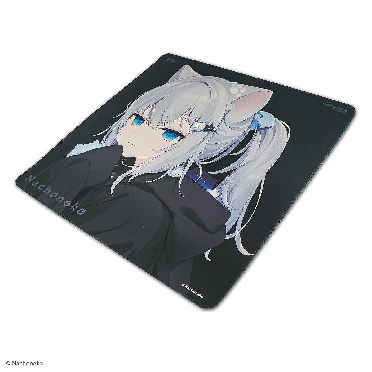 Nachoneko × ふもコレ ゲーミングマウスパッド Black (ベースモデル X