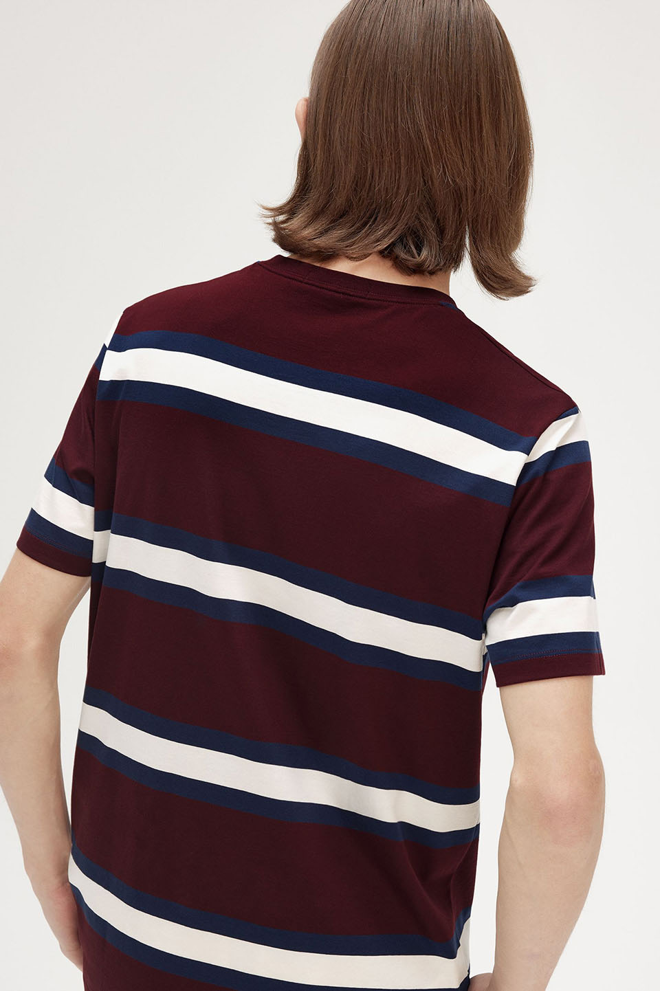 Bold Stripe T-Shirt(M K22：OX BLOOD): | FRED PERRY JAPAN