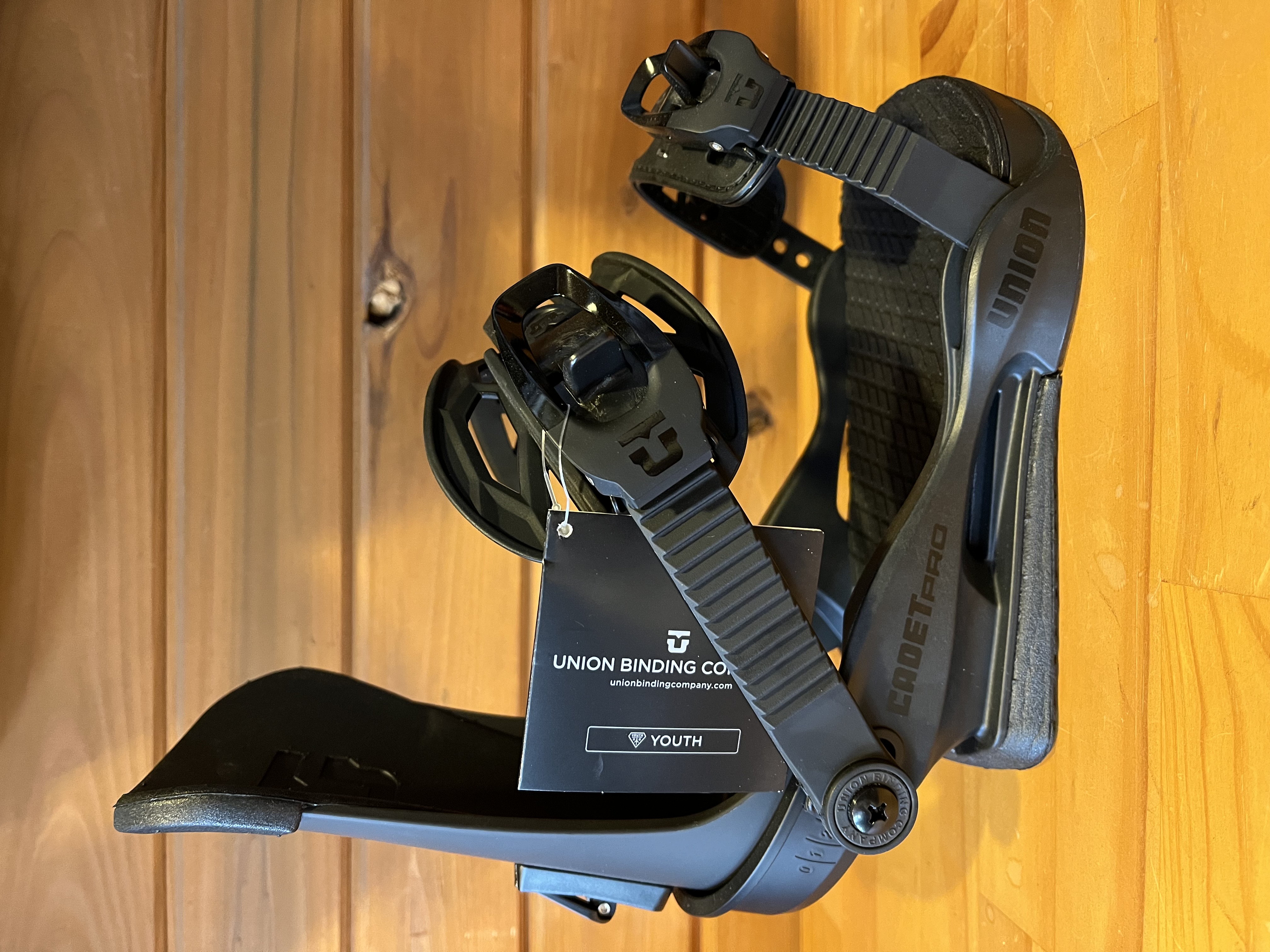 UNION BINDING CADET PRO BLACK Sサイズ(21-23.5cm) ユニオン キッズ