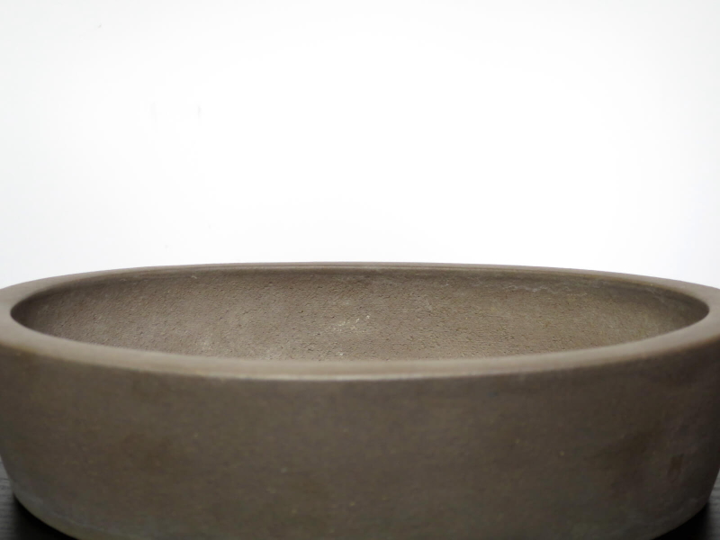 常滑鉢 「喜仙」 切足内縁楕円鉢 - FROM JAPAN