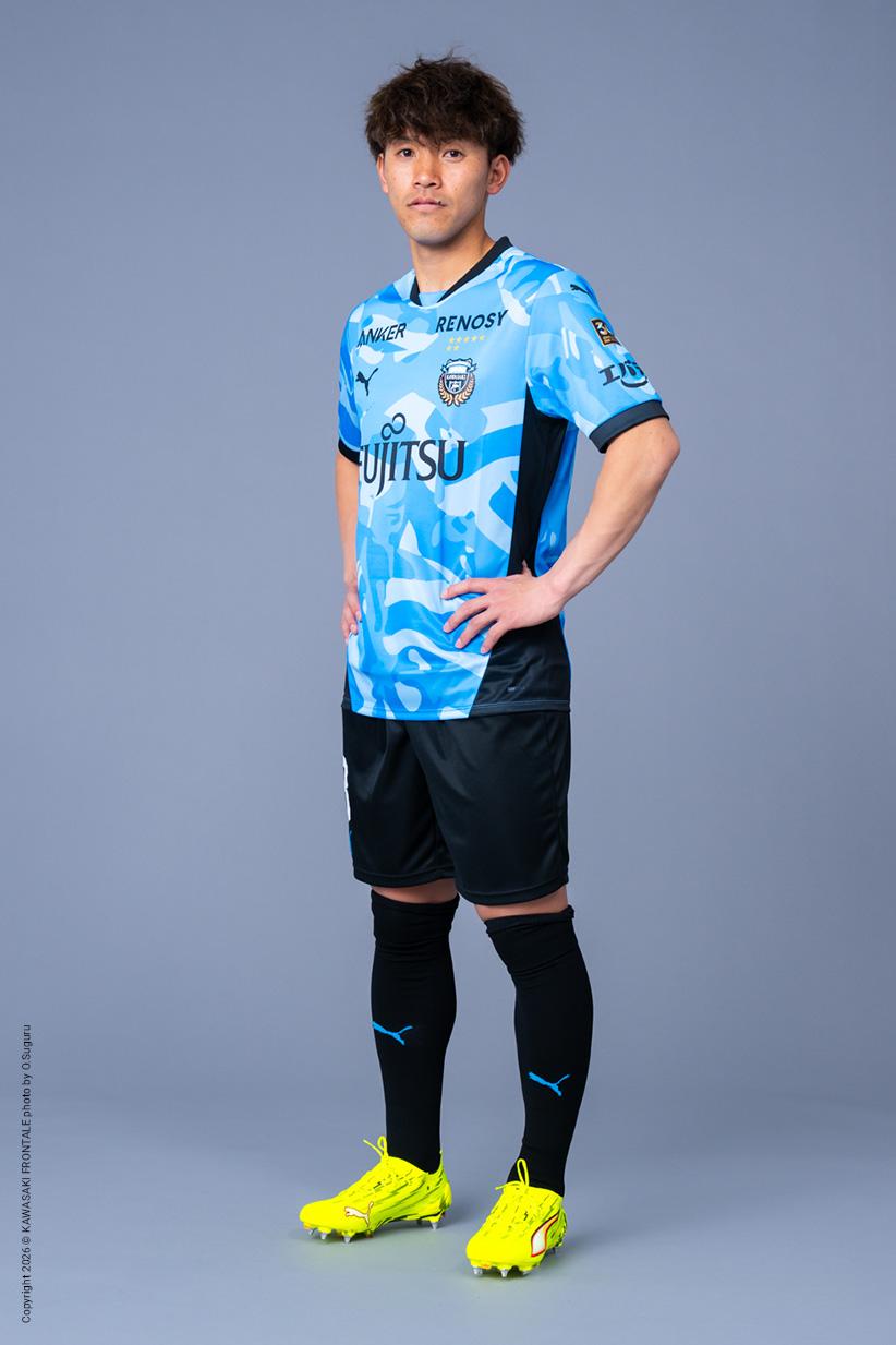 MF8/橘田 健人選手 | 選手・スタッフプロフィール2026 : KAWASAKI FRONTALE