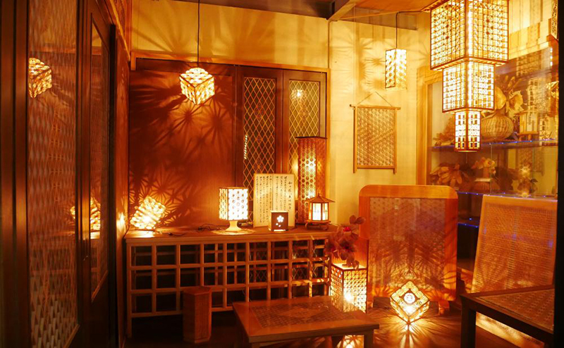 木下木芸大川組子×大川家具スペシャルアドバイザーコラボ ガラス皿大川