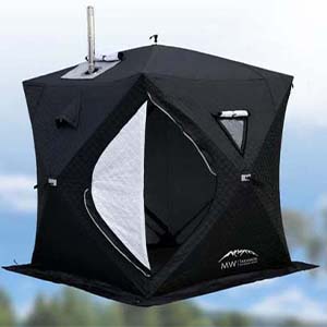 MW-TAKAMORI OUTDOOR BRAND-】サウナテント セット ブラック（4名用