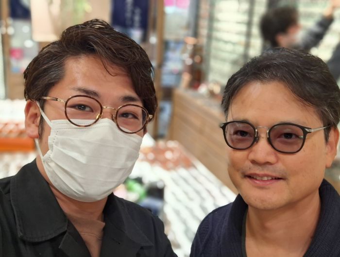 MATSUDAカスタマイズ！フィットする眼鏡へ I様×MATSUDA 2808H-MBK