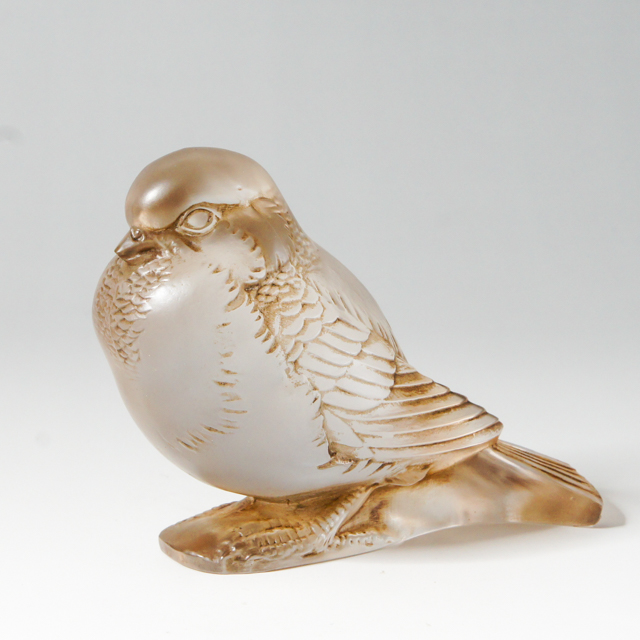 スズメ」ルネ・ラリックのデスクウェア《ギャルリーオルフェ》