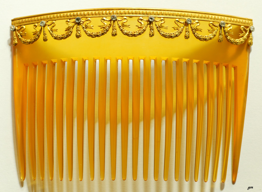 べっ甲櫛 アンティーク フランス