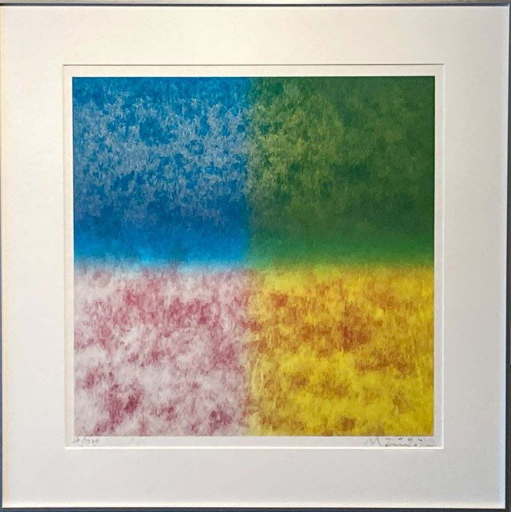 百瀬寿『Square-Reversible, Gold and Metallic Magenta thru