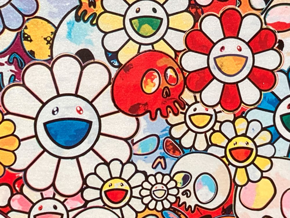 村上隆『Skulls＆Flowers Multicollar』 - ギャラリーシーズ