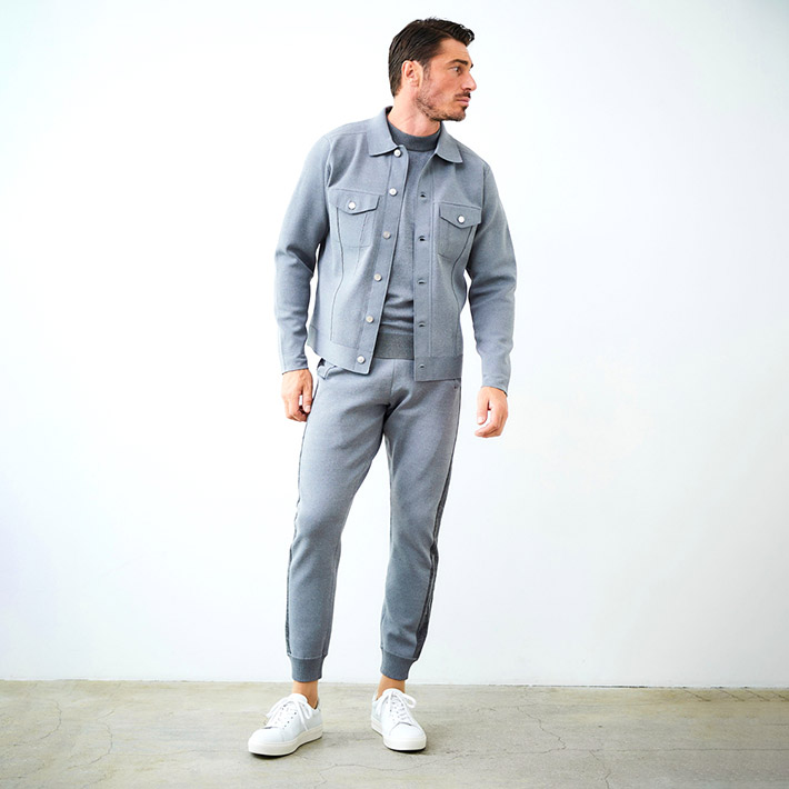 G-ZERO ミラノリブニットジャージスウェットリブパンツ 450518 G-stage