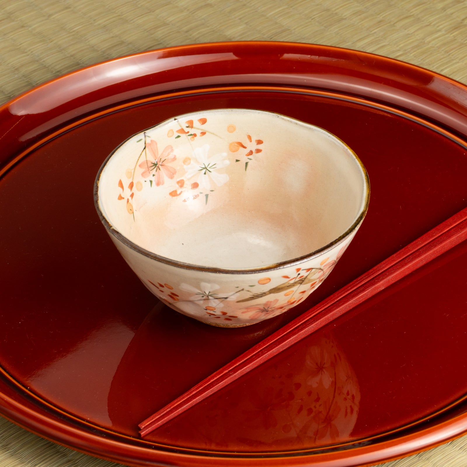 京都 清水焼】ご飯茶碗 桜絵 俊山窯｜コトポッター