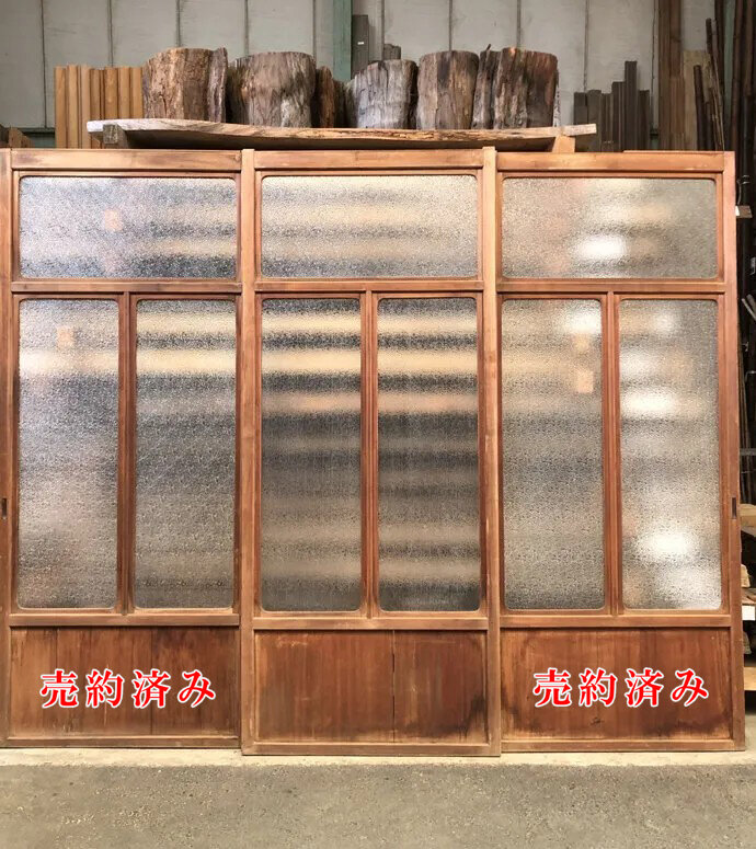 古建具(ｶﾞﾗｽ戸) KT-G906 | ガラス戸 | 一般古建具 | 古材商品一覧 | 古