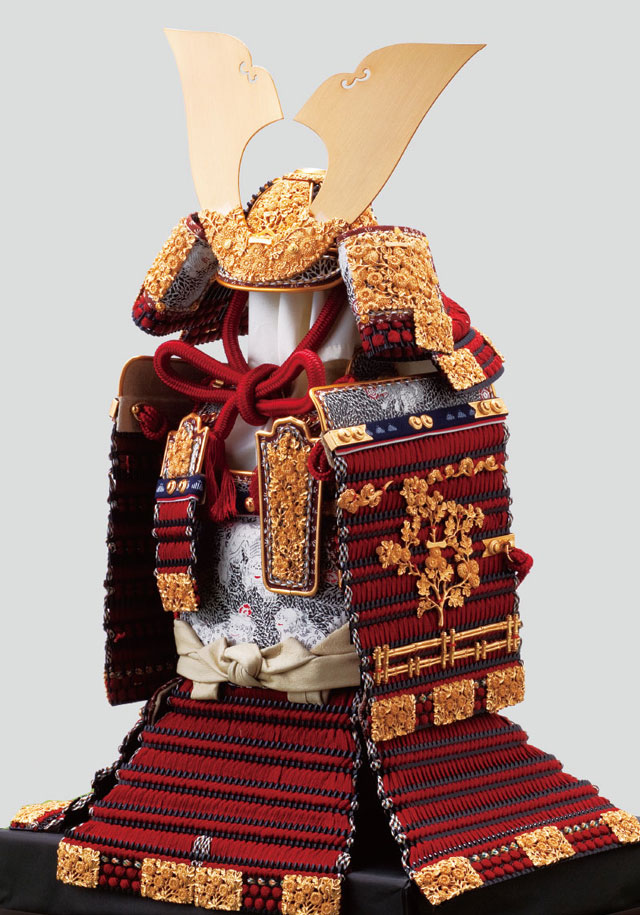 五月人形】端午の節句 兜 新品 5号 赤糸縅兜 【公式通販】