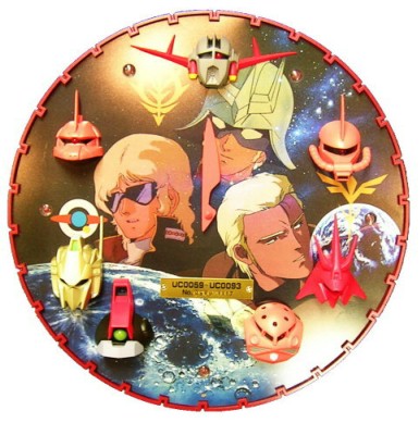 赤い彗星シャア専用限定モデル／機動戦士ガンダム・3Dクロック赤い