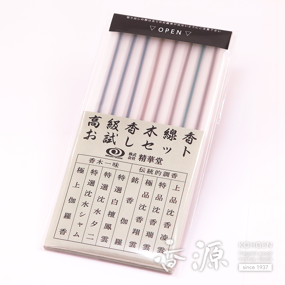 精華堂のお線香 特選沈水タニ 中寸バラ詰の通販 - お香専門店香源