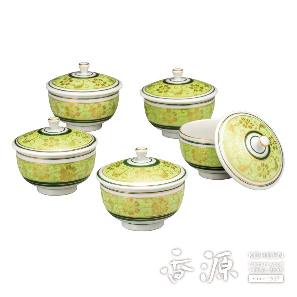 九谷焼の通販｜汲出揃（湯呑5客セット） - お香専門店 香源