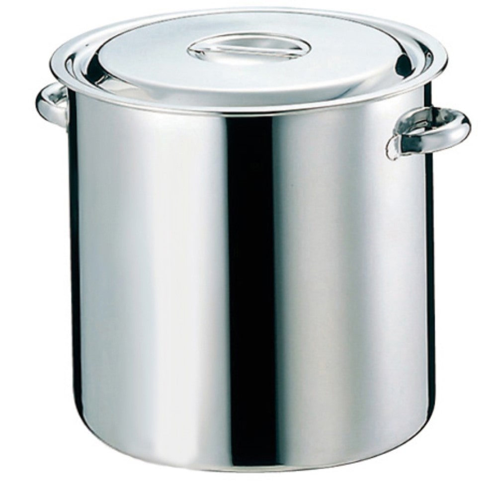 EBM 18－8 キッチンポット／寸胴鍋（目盛付）27cm パイプ