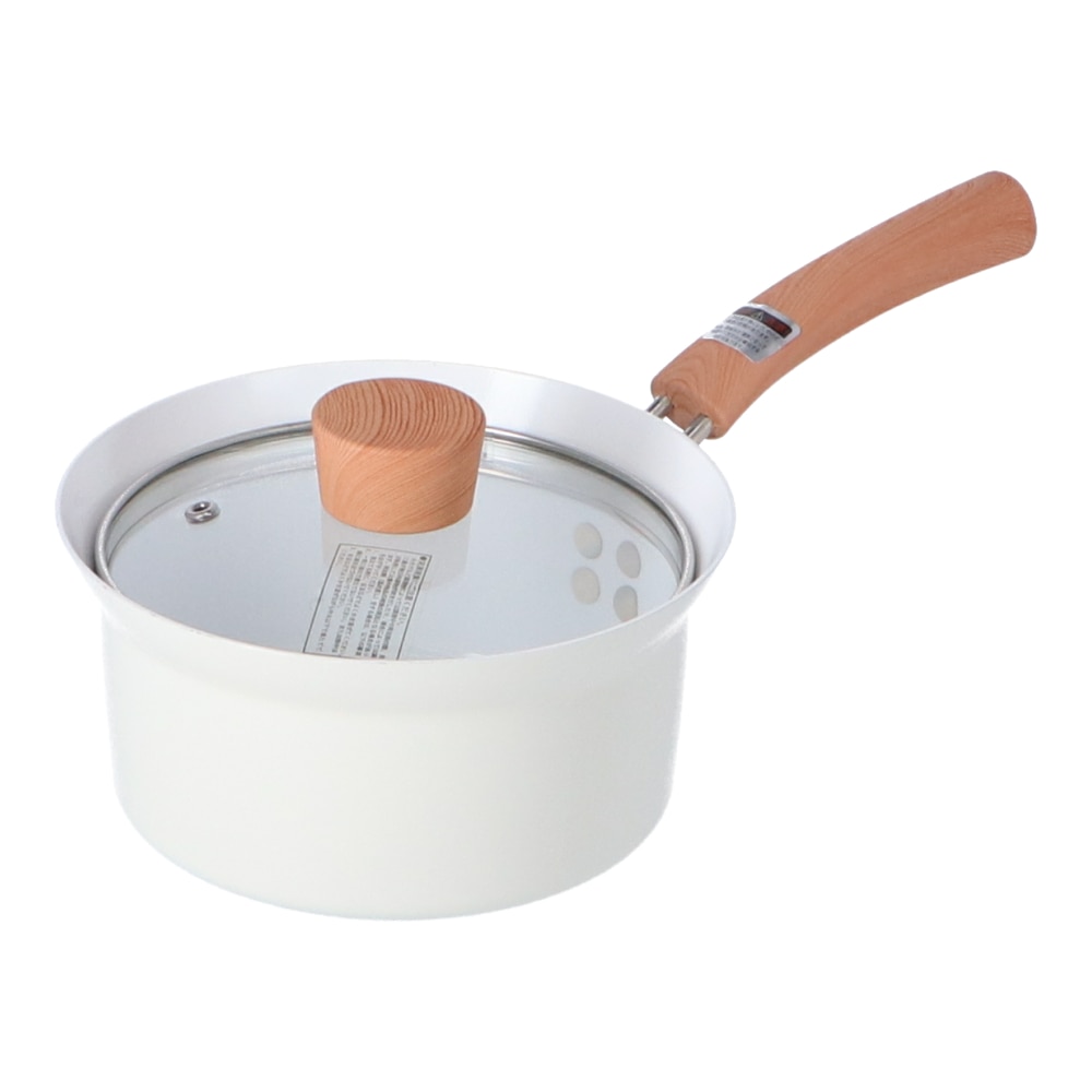 LIFELEX セラミック片手鍋 16cmKHK05－1756(グレー