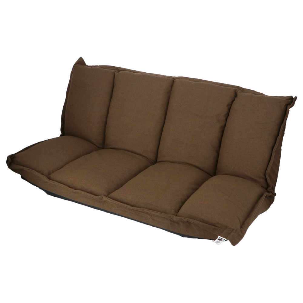 LIFELEX フラットになるマルチソファ BR: 家具・インテリア・収納