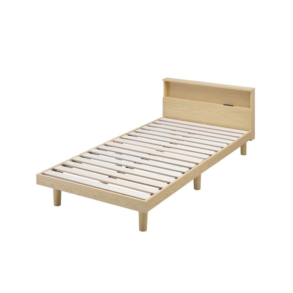 アイリスオーヤマ すのこベッドS SNB－S ナチュラル: 家具